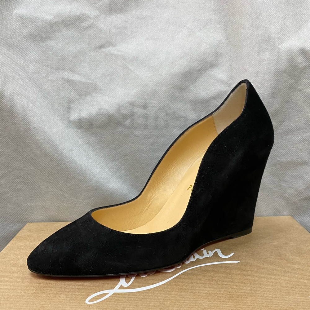 NIB CHRISTIAN LOUBOUTIN Tanja 85 Wedge, 38